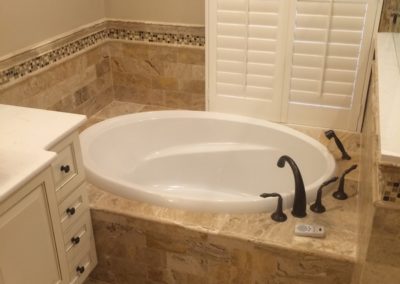 remodeled bath tub